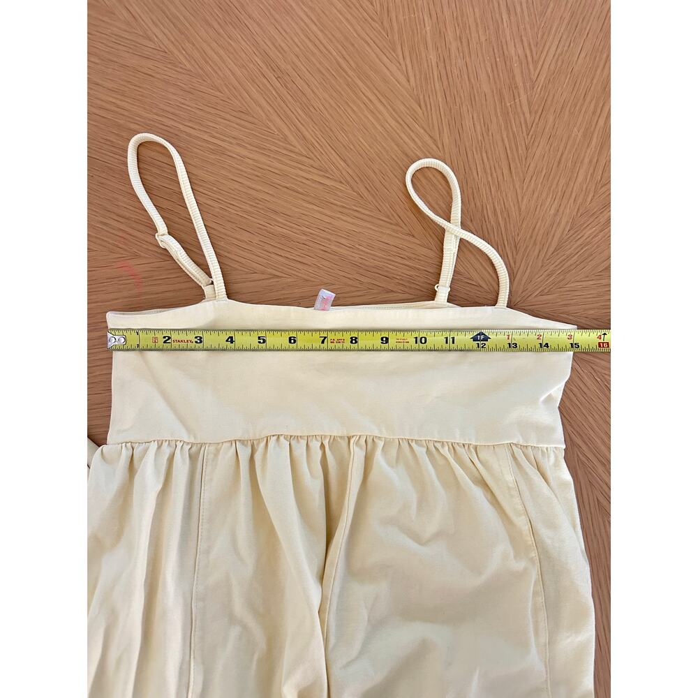Free People Movement Hot shot strappy onesie Yellow Wide Leg Jumpsuit Romper - Picture 7 of 7